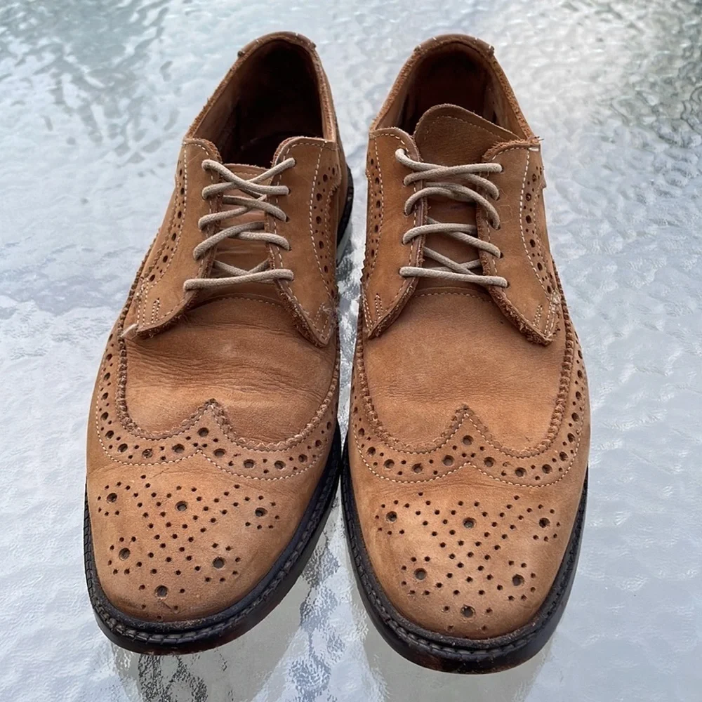 Allen Edmonds Boardwalk Longwing Derby Sz 8